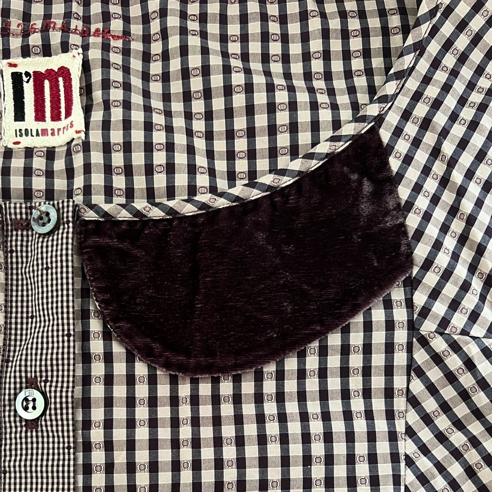 Marras first line shirt with velvet details